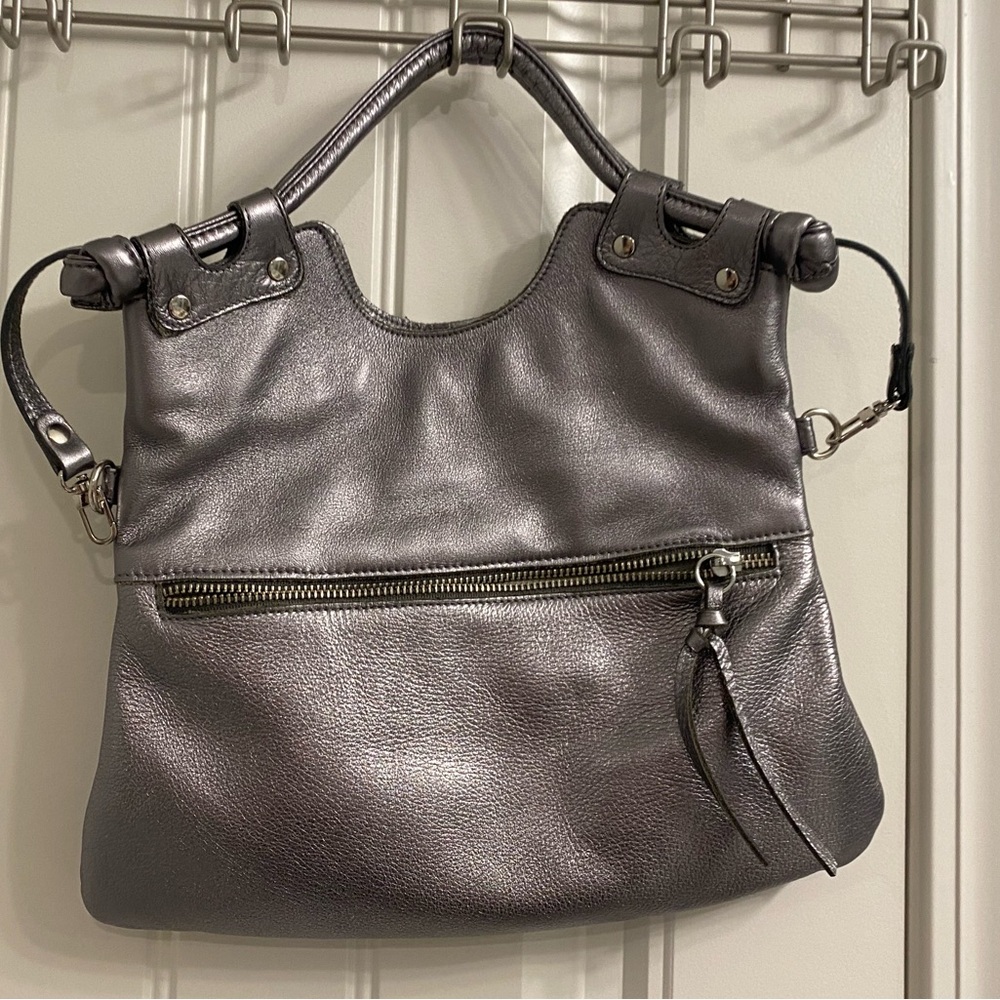 Used crossbody silver Pietro purse